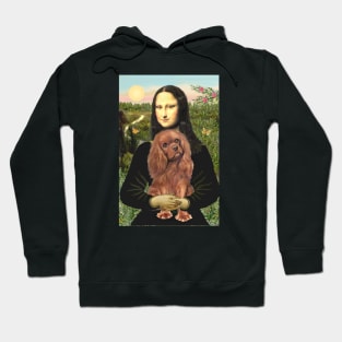 Mona Lisa loves her Ruby Cavalier King Charles Spaniel Hoodie